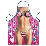English Heart Sexy Novelty Apron for Barbeque and Kitchen designed by Itati