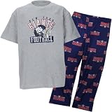 New York Giants NFL Youth Short SS Tee & Printed Pant Combo Pack
