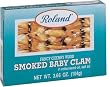 Roland Smoked Baby Clams in Oil, 3.66-Ounce Cans (Pack of 10)