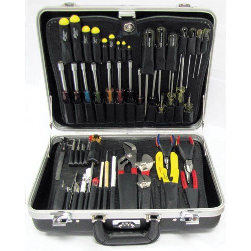 Jensen Tools JTK55BXP Field Service Tool Kit in Deluxe Poly Case 1734 x 1234 x 5 Guide