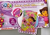 Dora The Explorer and Boots Ultra Soft Blanket, Girls, Bedding, Reversible  ....