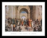Raphael School Of Athens Art Framed Poster Print - 22