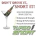 Turbo Snort Caffeine Energy Nasal Spray - 3 Bottle Deal