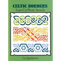 Celtic Borders Laser-Cut Plastic Stencils