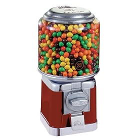 Beaver Machine Gumball Machine - Red, Model# AB16R