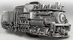 Engine # 9 Train Railroad Locomotive Belt Buckle