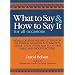 What to Say and How to Say It for All Occasions