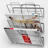 Spectrum 3-Tier Wall-Mount File Holder and Magazine Rack