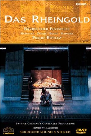 CD-Charts  DVD : Wagner - Das Rheingold / Boulez, McIntyre, Zednik, Becht, Schwarz, Bayreuth Festival (Ring Cycle Part 1)