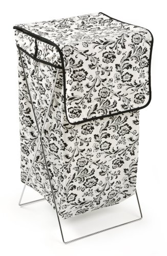H & L Russel Folding Laundry Hamper, Filigree, 76 x 36 x 36 cm