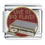 Heart Love My Dvd Player Italian Charms Bracelet Link