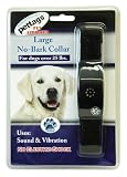 Pet Tag Classic No Bark Collar, Black, Large