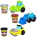 Play-Doh Tool Crew Set of 3 - Chip The Cutter, Rolland The Steamroller & Sam The Scooper