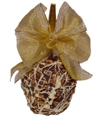 The Distinguished Englishman Belgian Chocolate Caramel Apple by A Bountiful Harvest