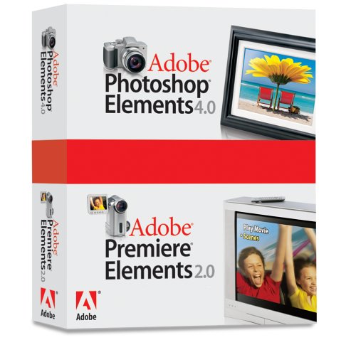 Adobe Photoshop Elements 4.0 Plus Premiere Elements 2.0 [DVD]