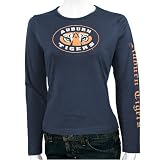 Auburn Tigers Navy Blue Ladies Big Logo Long Sleeve T-shirt