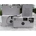 10 Pack of Plain Glossy White Disposable 35mm Cameras for Wedding or Any Party, 27exp