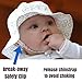 Toddler 50+ UPF Sun Protection Hat, Size Adjustable Breathable with Chin Strap(M: 9m - 3Y, Anchor)