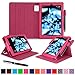 Kindle Fire HD 7 2014 Case, roocase Dual View 2014 Fire HD 7 Folio Case with Sleep/Wake Smart Cover with Multi-Viewing Stand for Amazon Kindle Fire HD 7 Tablet (4th Generation - 2014 Model), Magenta