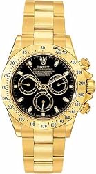 Rolex Oyster Perpetual Cosmograph Daytona 18kt Gold Mens Watch 116528-B