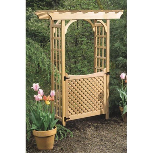 Arboria 36-Inch Cedar Garden Gate On Sale