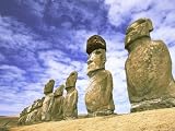 15 Moais, Ahu Tongariki, Easter Island, Chile Photographic Poster Print by Walter Bibikow, 16x12