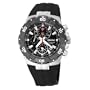 Seiko Men's SNAD61 Sport Alarm Chronograph Black Bezel Urethane Strap Watch