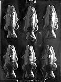 BASS FISH BARS Nautical Candy Mold Chocolate