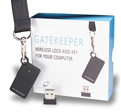 GateKeeper 2.0 Wireless Bluetooth PC Lock, Black