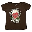 Rattle Me Organic Lapover Tee Forever Brown, 18 to 24 Months Rattle Me Organic Lapover Tee Forever Brown, 18 to 24 Months
