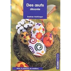 Oeufs d�cor�s, peinture vitrail, paillettes, serviettes coll�es