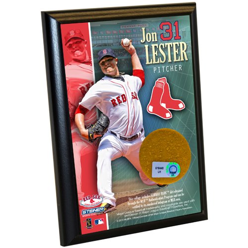 MLB Boston Red Sox Jon Lester 4-by-6-Inch Plaque