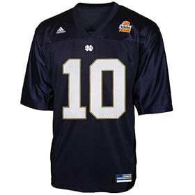 Adidas Notre Dame Fighting Irish #10 Navy Preschool 2006 Fiesta Bowl Replica Jersey