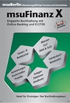 msuFinanz Doppelte Buchhaltung mit BWA, GuV und Bilanz, Buchhaltungskurs und ELSTER für den Mac