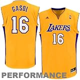 NBA Youth Los Angeles Lakers Pau Gasol Home Replica Jersey (Gold, Large)