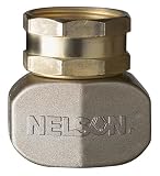 LR Nelson 5/8-Inch and 3/4-Inch Machined Brass/Metal Hose Repair Mender, Female #3382