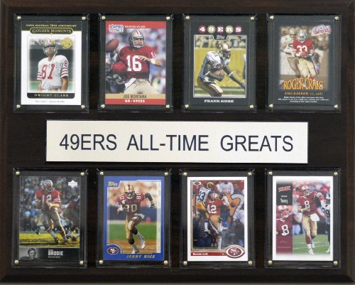 NFL San Francisco 49ers All-Time Greats Plaque
