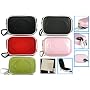 Airfrom Ultra Slim Mini Digital Camera Case with Detachable Carabiner and LCD Screen Protector for FUJI FILM FujiFilm FinePix - See Description for Full Compatibility