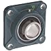 40mm Mounted Bearing UCF208 + Square Flanged Cast Housing