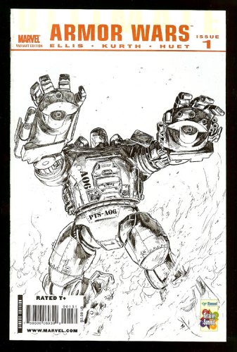 Ultimate Armor Wars #1 RRP Diamond Summit Sketch Variant