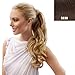 23 Inch Wrap Around Pony Extension By Jessica Simpson - R830 Ginger Brown