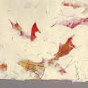 Langdell Paper- Autumn Leaves 19x25 Inch Sheet