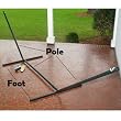 Replacement Foot for Metal Stand with Square Feet
