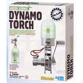 Children's Green Science Dynamo Torch Science Activity Kit.