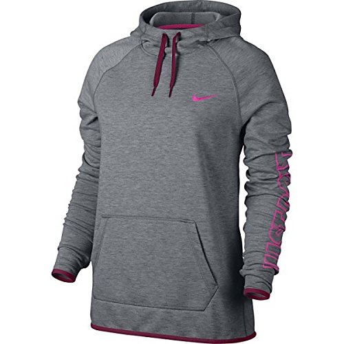 ナイキ アウター パーカ＆スウェット Nike Women's Dry Fleece Just Do It Hoodi Dk Gry Hea [並行輸入品]