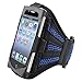 Mesh Sports Arm Band for iPhone 3 and 4 Black and Blue