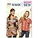 Kwik Sew K3895 Tops Sewing Pattern, Size XS-S-M-L-XL