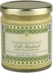 Willamette Valley Mustards And Marinades Dill Mustard, 9-Ounce Jars (Pack of 12)