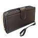 Mundi Incredible Bulk Large Clutch Wallet Wristlet - Choice of Colors (Black)