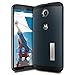 Spigen Slim Armor Nexus 6 Case with Air Cushion Technology and Hybrid Drop Protection for Google Nexus 6 2014 - Metal Slate
